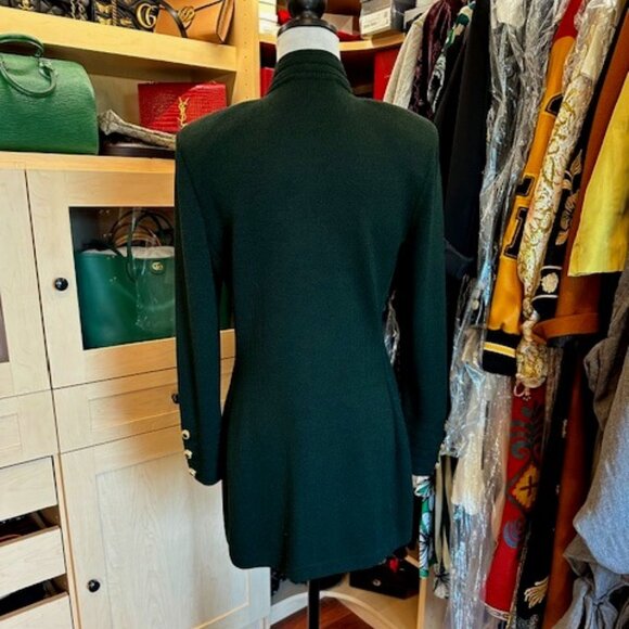 St. John Collection Evening Size 4 Green Jacket - Picture 6 of 8